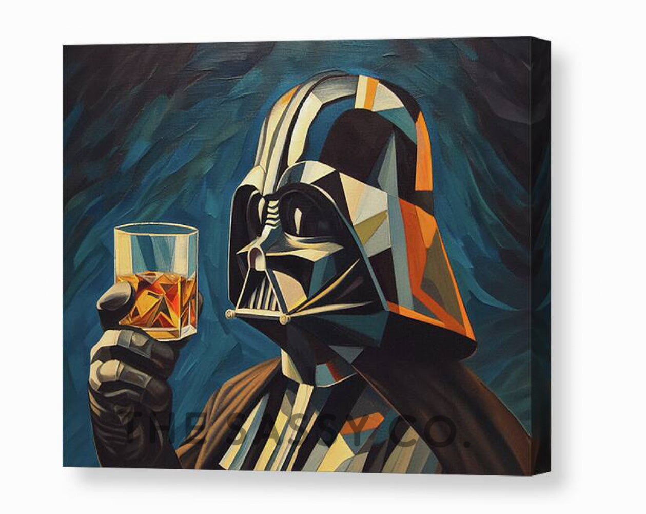 Shops Darth Vader painting