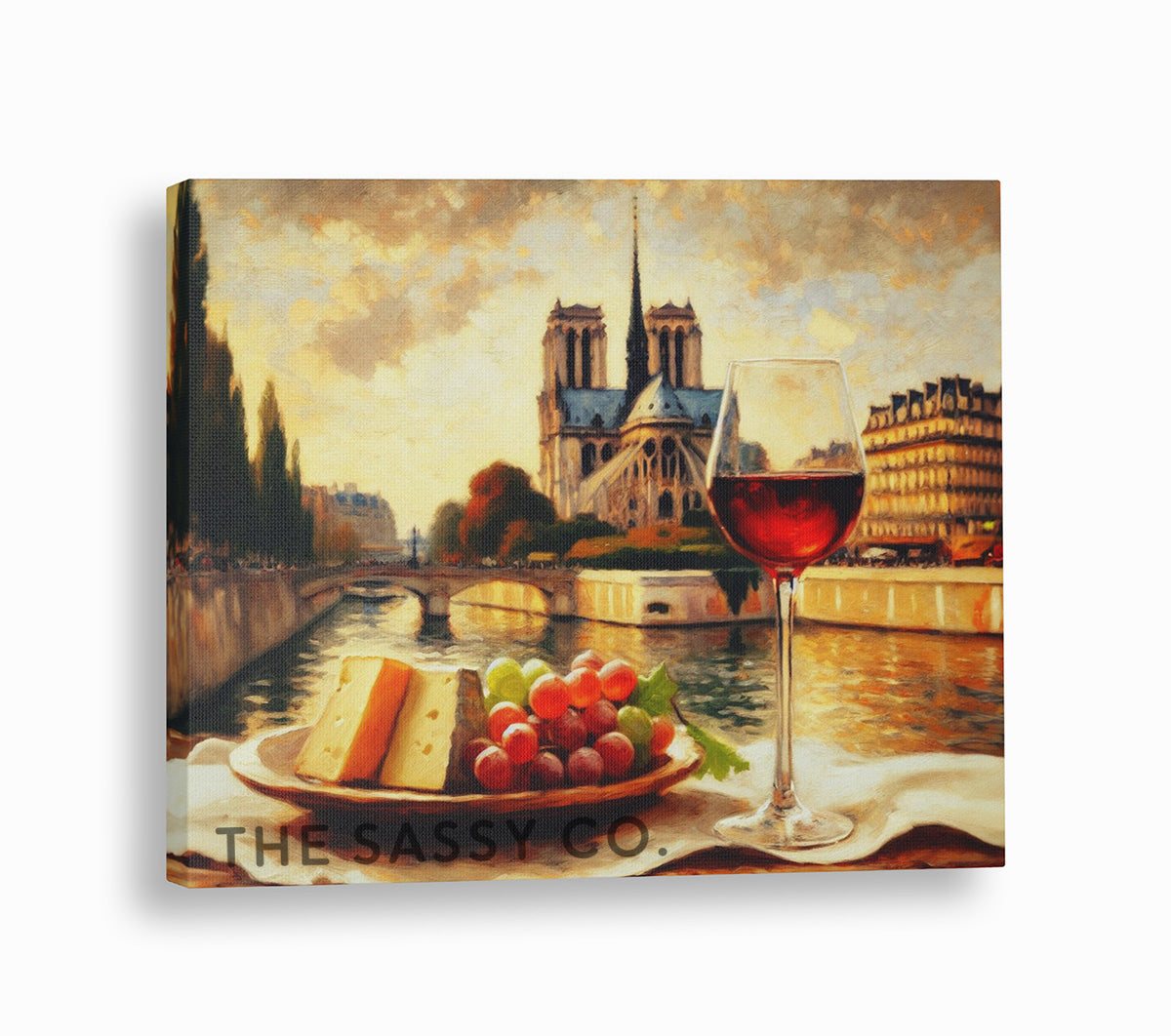 Retro Paris travel wall art painting as canvas print, framed prints for Kitchen, living room, home decor. Buy best wall art painting online India.