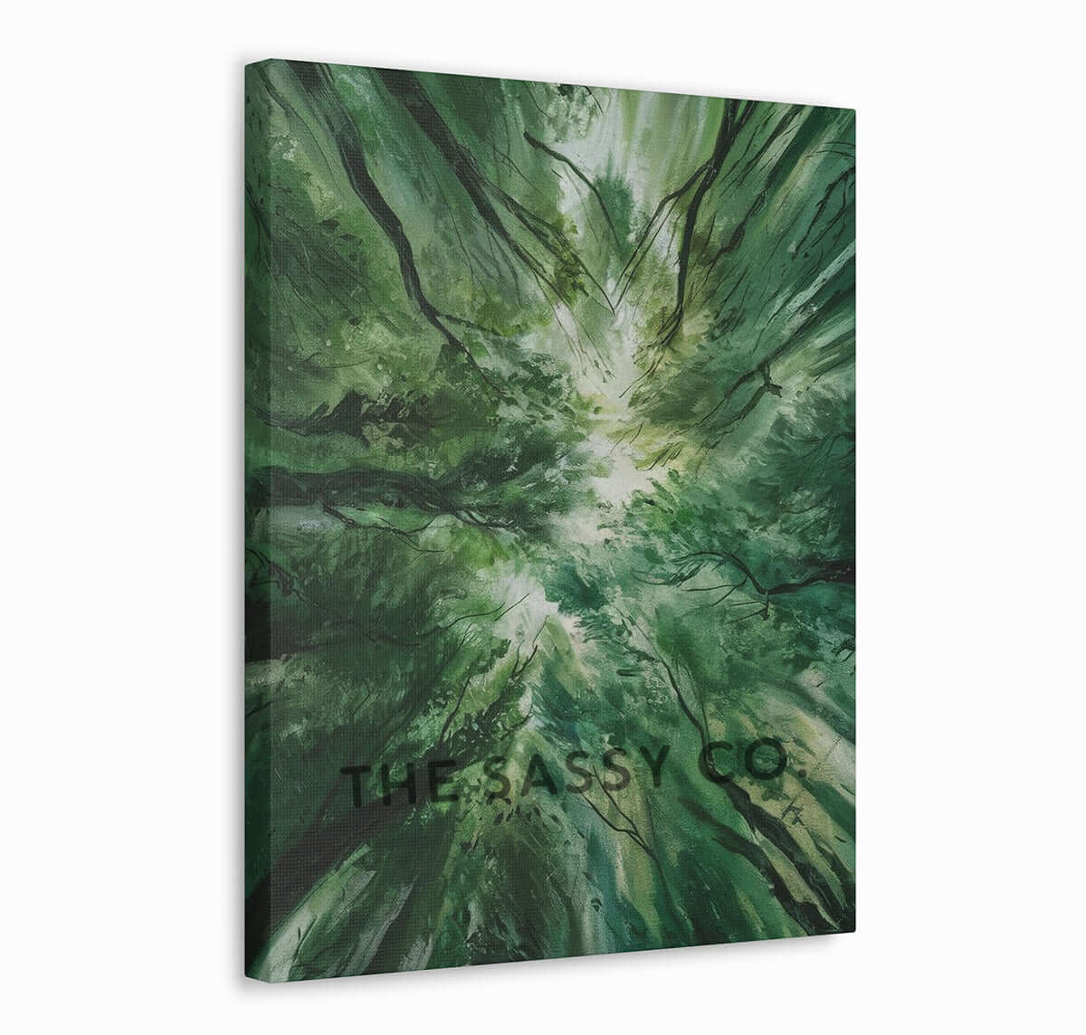 Abstract nature, trees, forest, watercolor wall art painting canvas prints, framed prints for bedroom, living room, home decor