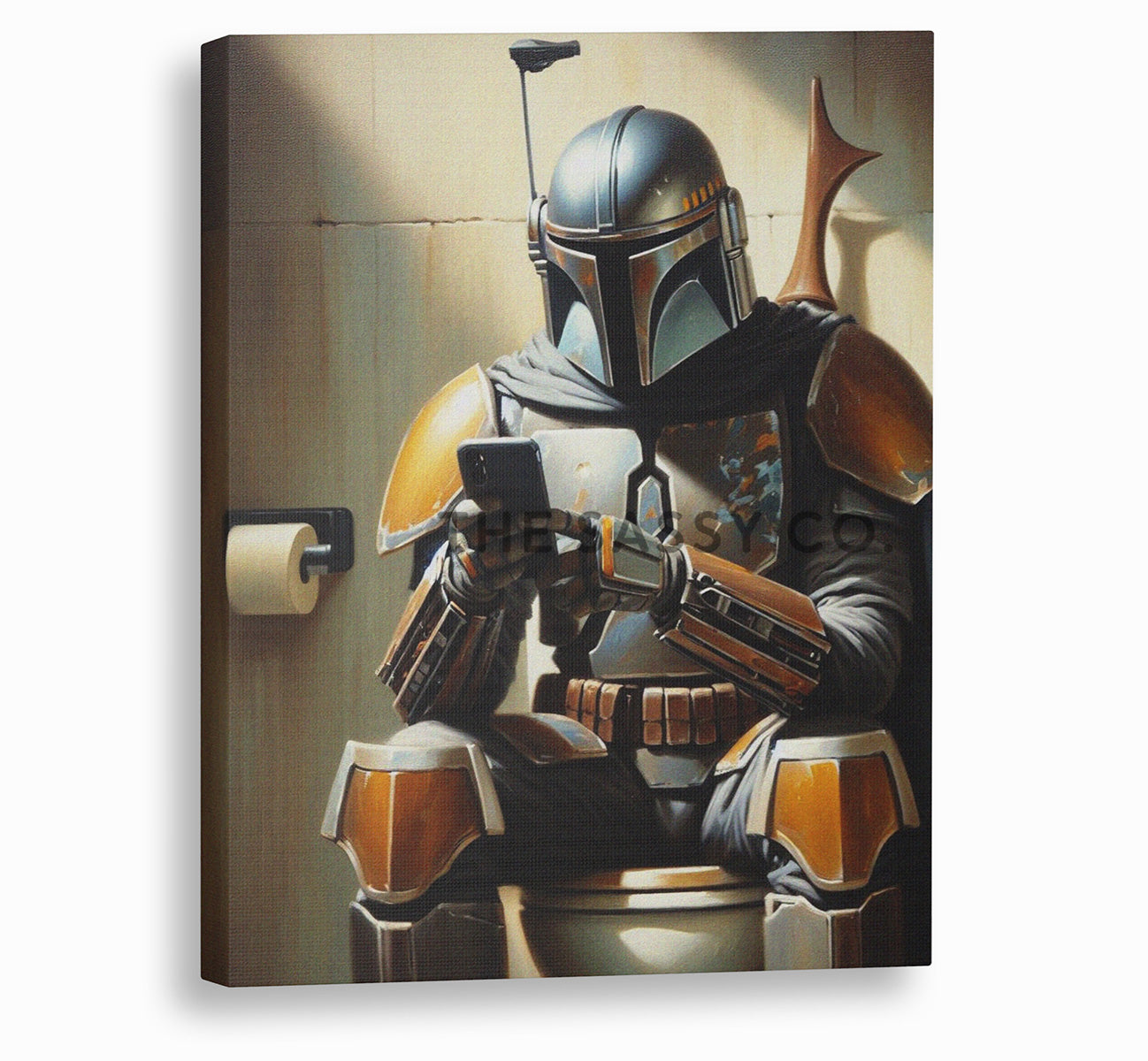 The Mandalorian Canvas Movie Poster Wall Print Semi Gloss 24x36 on sale Various Sizes